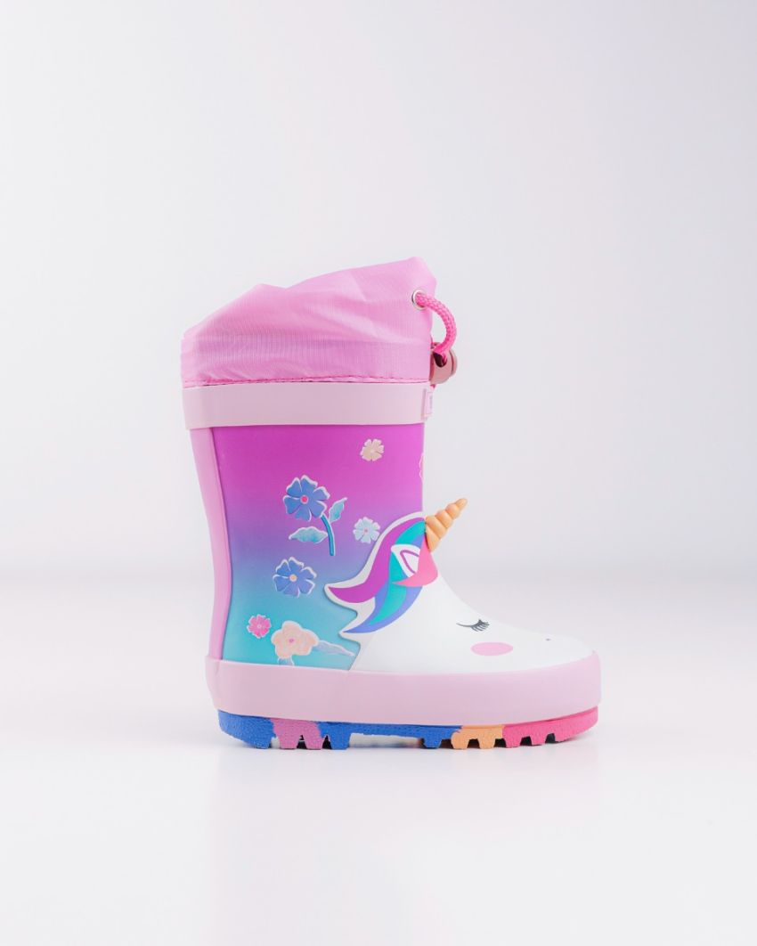 Wink - Aqqo - Unicorn rózsaszín baba gumicsizma