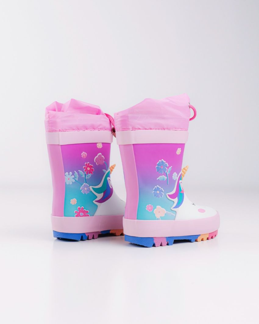 Wink - Aqqo - Unicorn rózsaszín baba gumicsizma