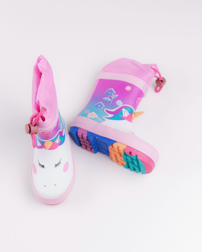 Wink - Aqqo - Unicorn rózsaszín baba gumicsizma