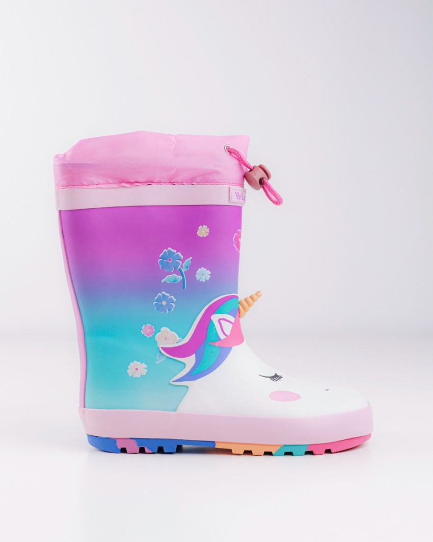 Wink - Aqqo - Unicorn rózsaszín gyerek gumicsizma