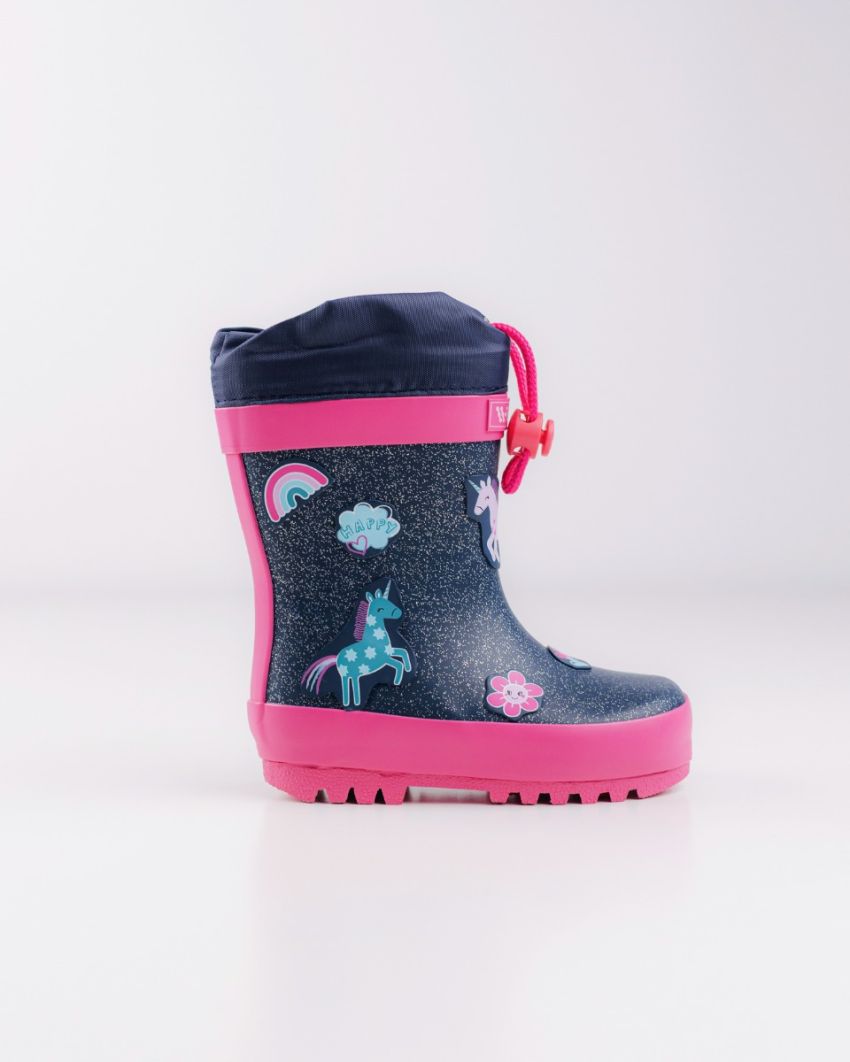 Wink - Aqqo - Happy navy baby rainboots