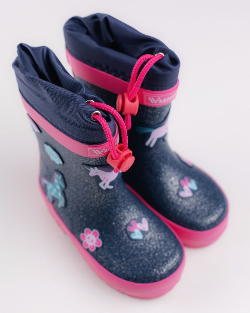 Wink - Aqqo - Happy navy baby rainboots