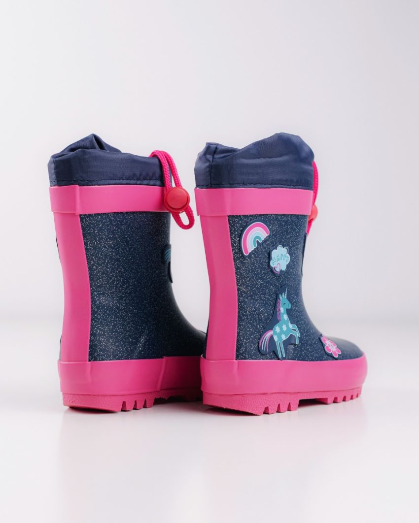 Wink - Aqqo - Happy navy baby rainboots