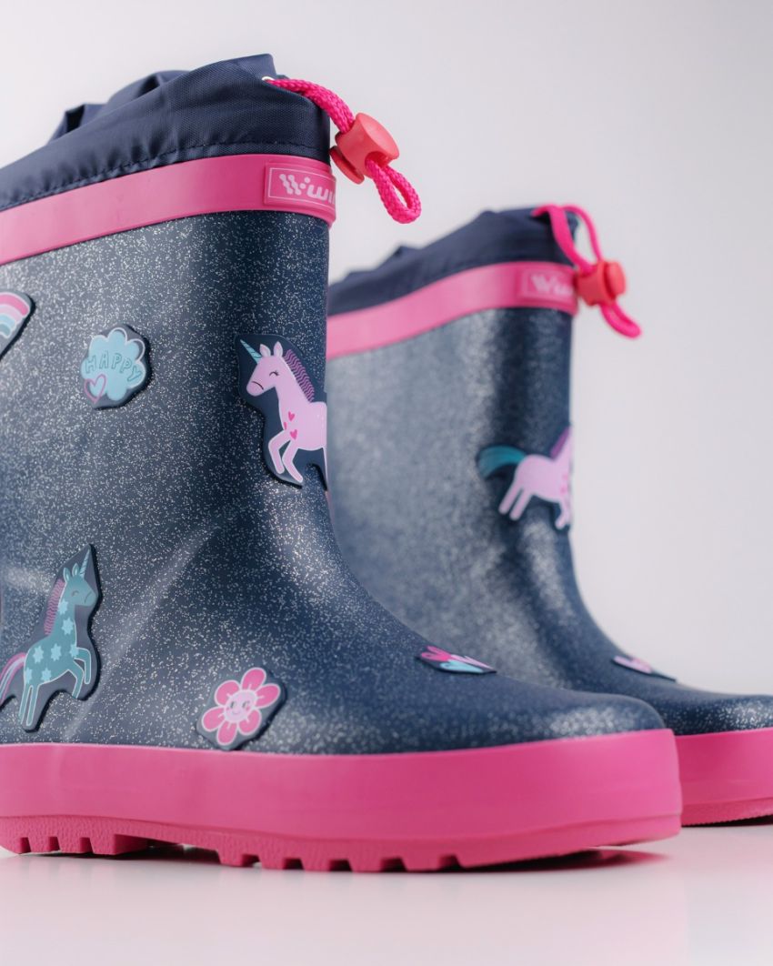 Wink - Aqqo - Happy navy kids rainboots
