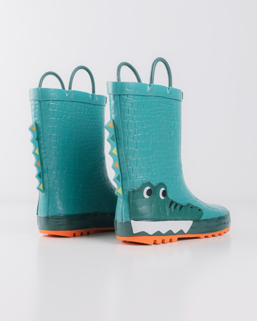 Wink - Aqqo - Aligator green kids rainboots