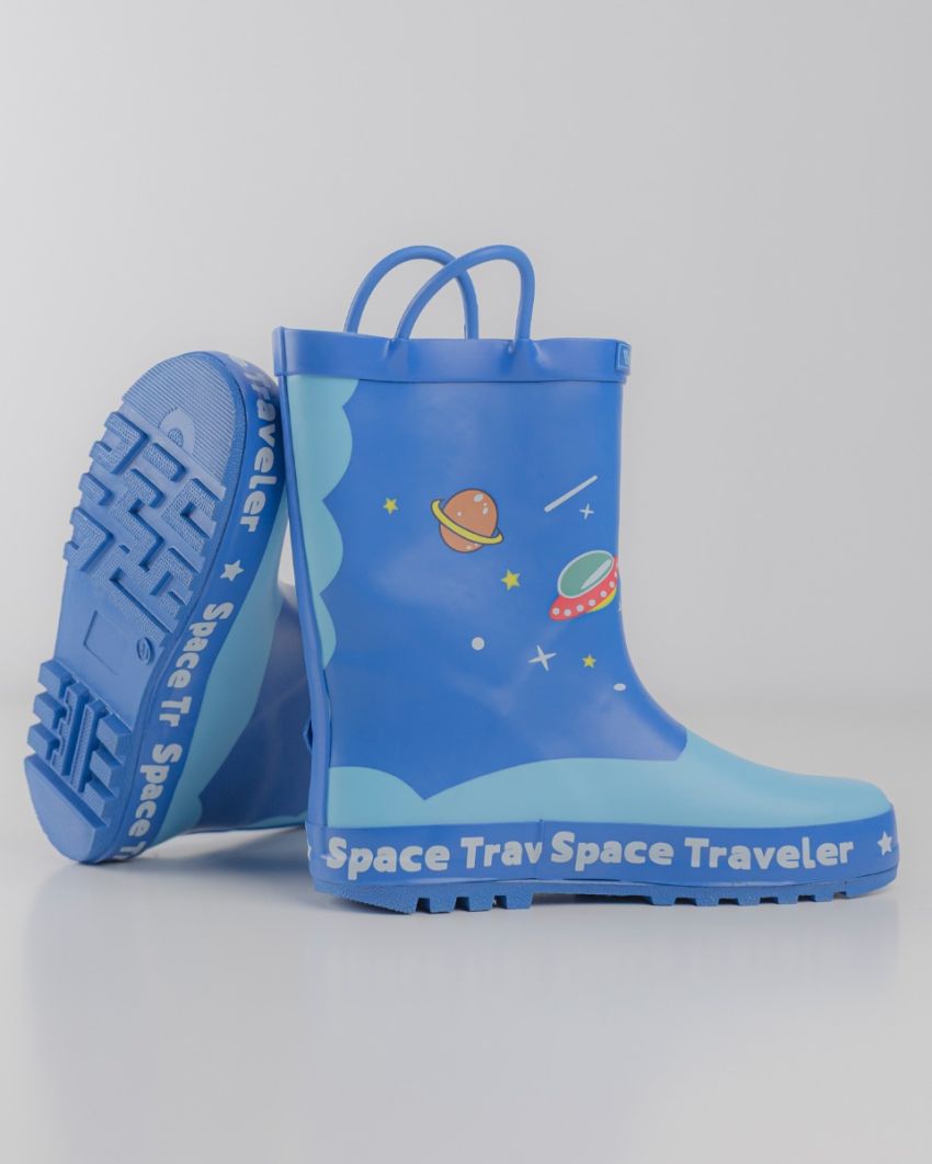 Wink - Aqqo - Space Traveler kék gyerek gumicsizma