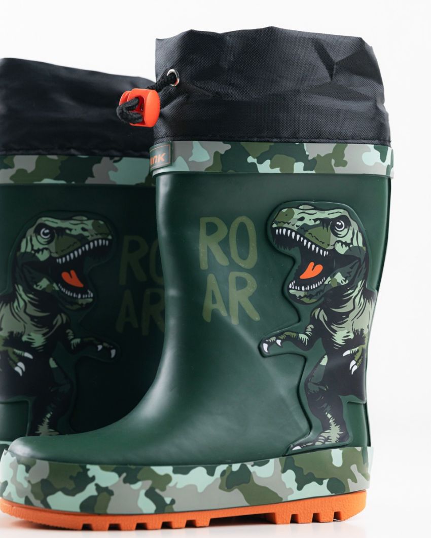 Wink - Aqqo - T-Rex keki bélelt baba gumicsizma