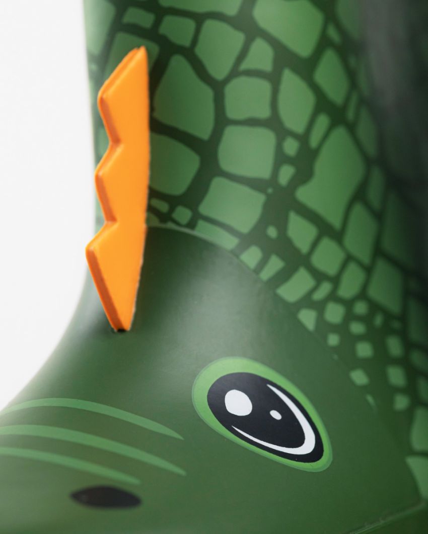 Wink - Aqqo - Crocco green warm lined baby rainboots