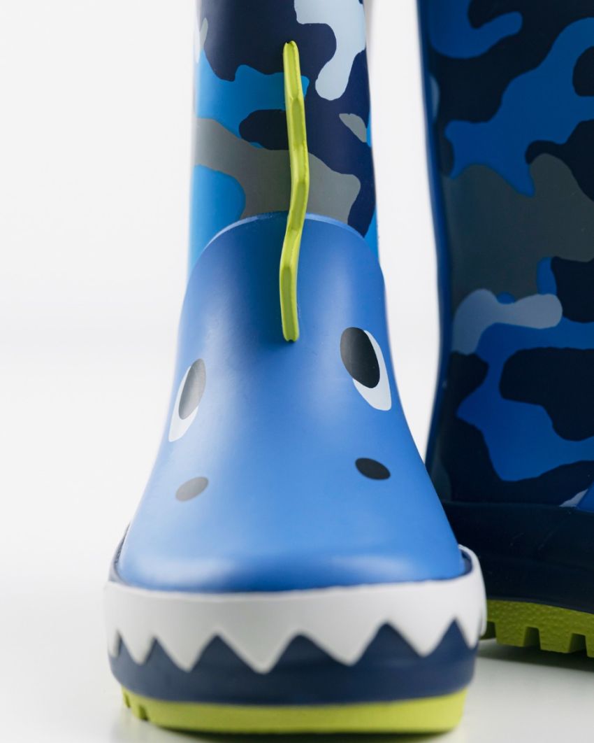Wink - Aqqo - Crocco blue warm lined baby rainboots