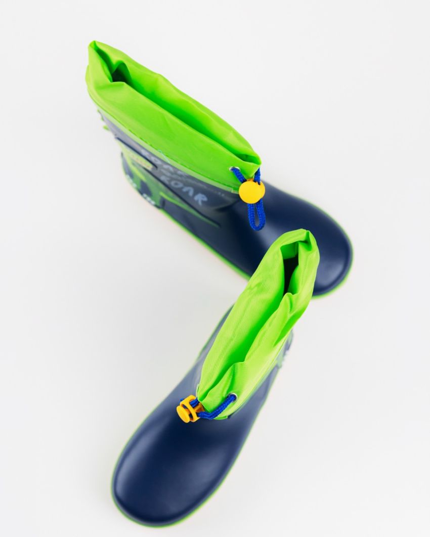 Wink - Aqqo - Roar navy warm lined kids rainboots