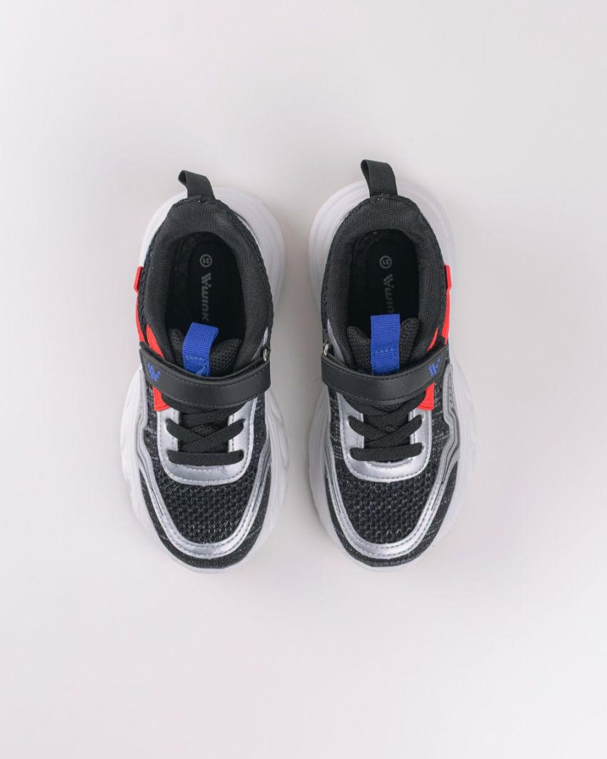 Wink - Acco black kids sneakers