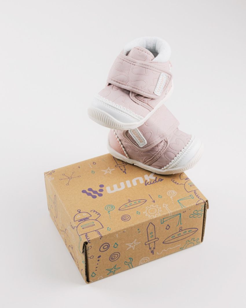 Wink - Asill pink baby shoes
