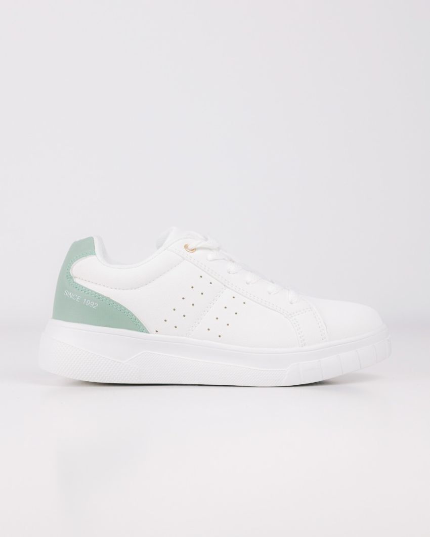 Wink - Reru fehér-zöld női sneaker