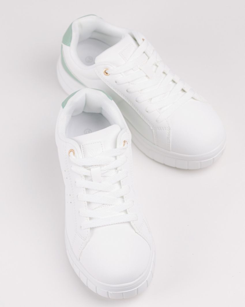 Wink - Reru fehér-zöld női sneaker