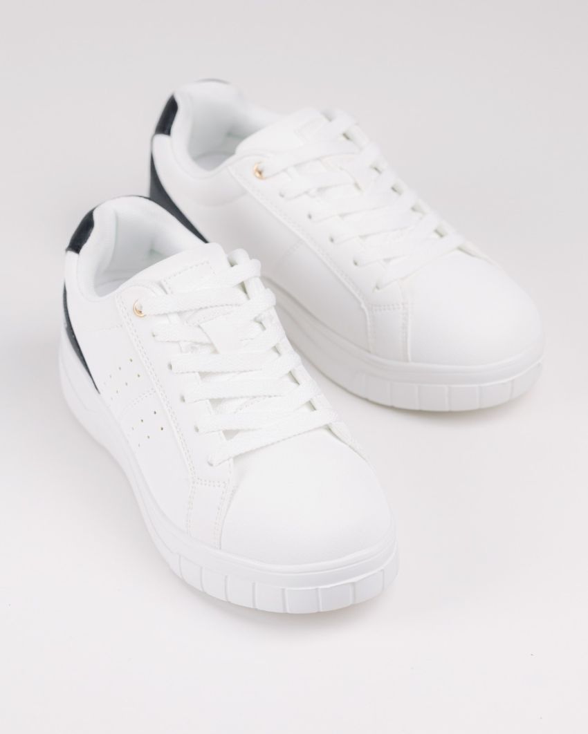 Wink - Reru fehér-fekete női sneaker