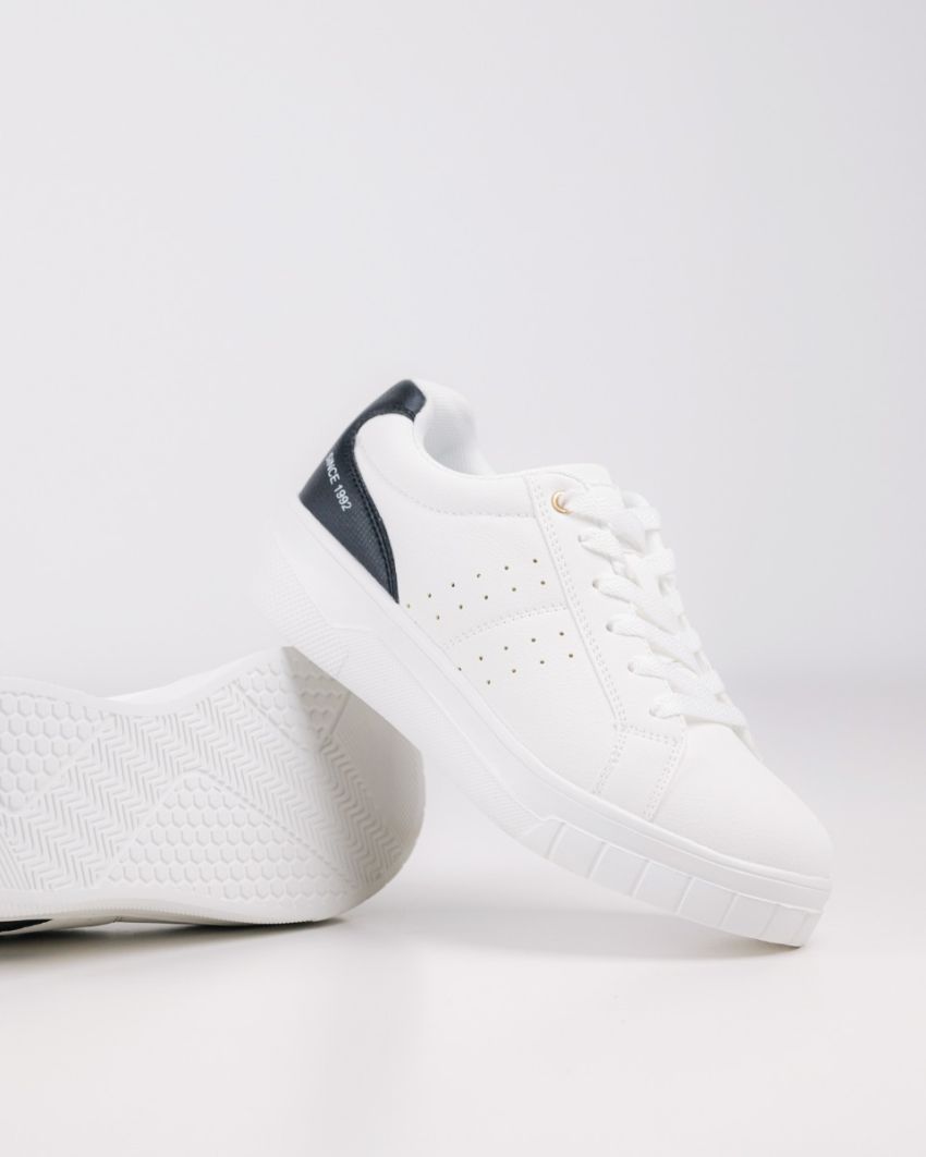 Wink - Reru fehér-fekete női sneaker