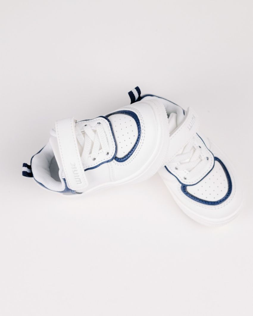 Wink - Cevood white-navy baby sneakers