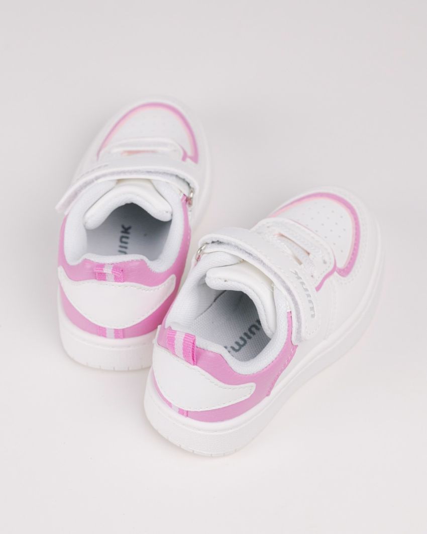 Wink - Cevood white-pink baby sneakers