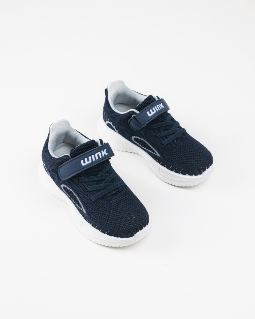 Wink - Sylon sötétkék fiú sneaker