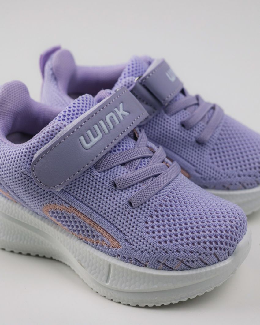 Wink - Sylon lila lány baba sneaker