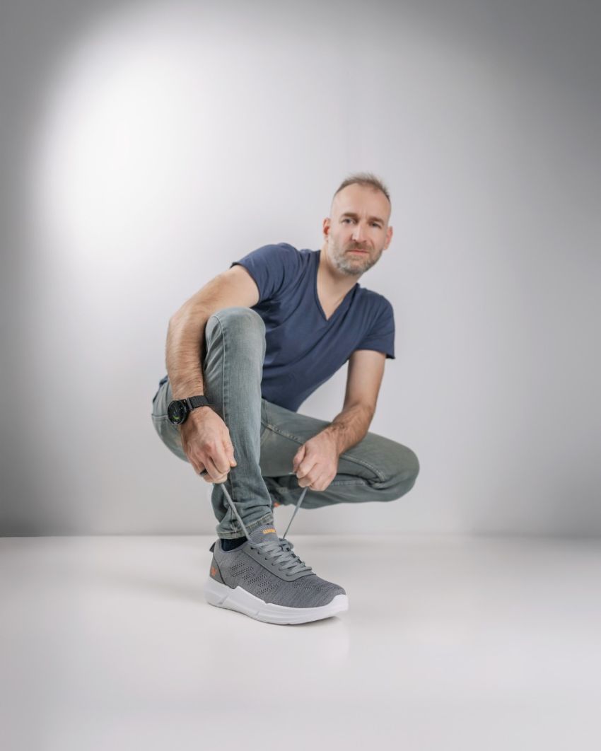 Wink - Relur szürke férfi fitnesz cipő futócipő
