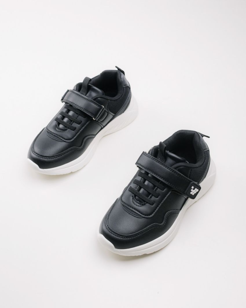 Wink - Adorn black kids sneakers