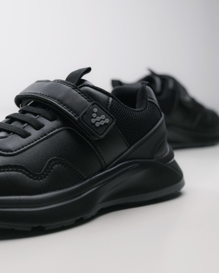Wink - Adorn black kids sneakers