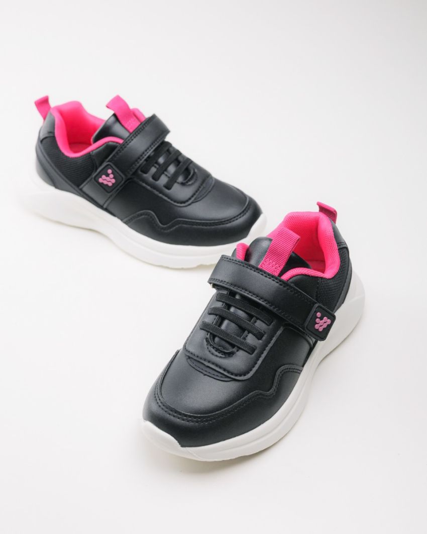 Wink - Adorn black kids sneakers