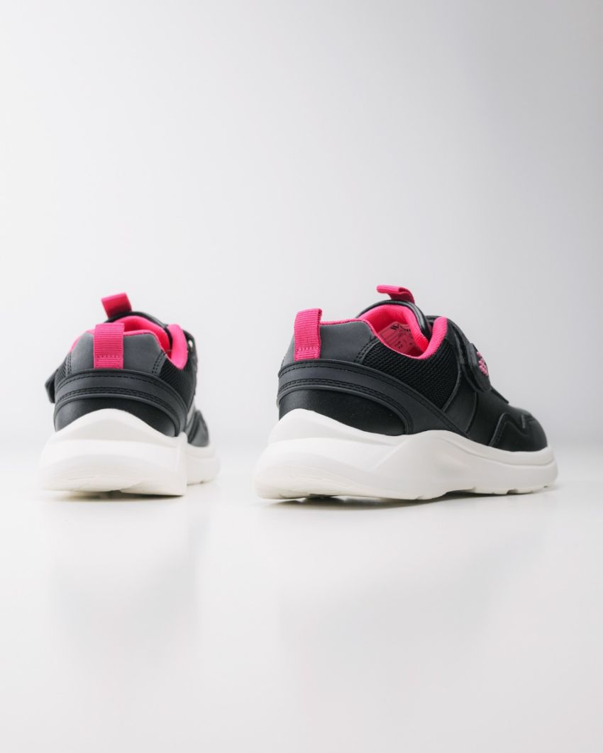 Wink - Adorn black kids sneakers