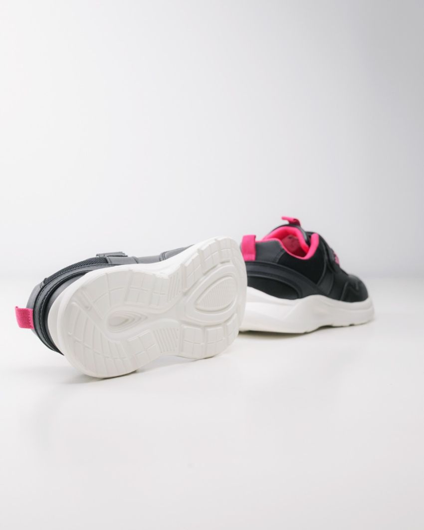 Wink - Adorn black kids sneakers