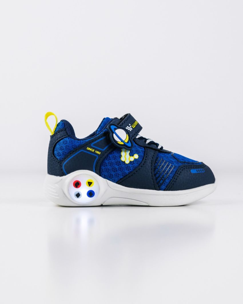 Wink - Nalan navy baby boy sneakers lights