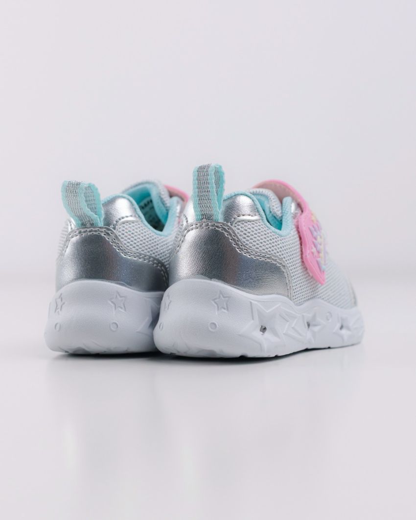 Wink - Brya silver LED lights baby shoes