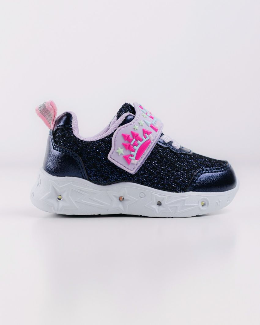 Wink - Brya navy LED lights baby shoes