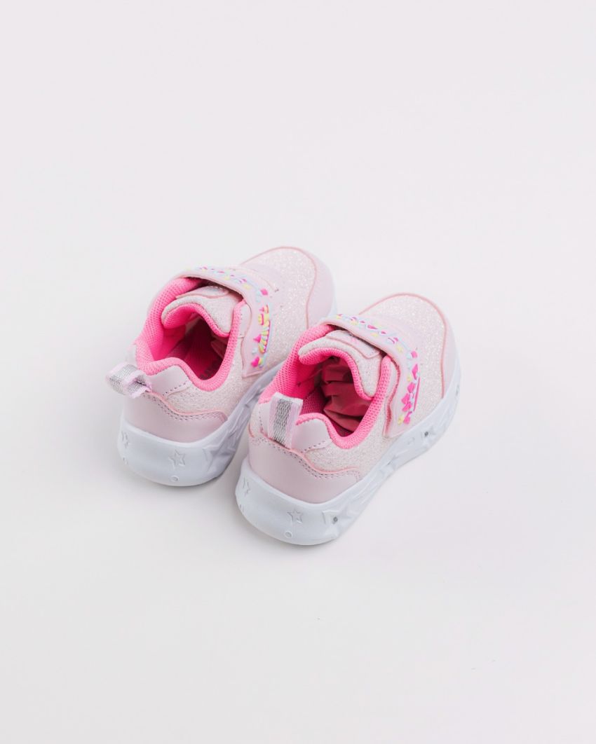 Wink - Brya pink LED lights baby shoes