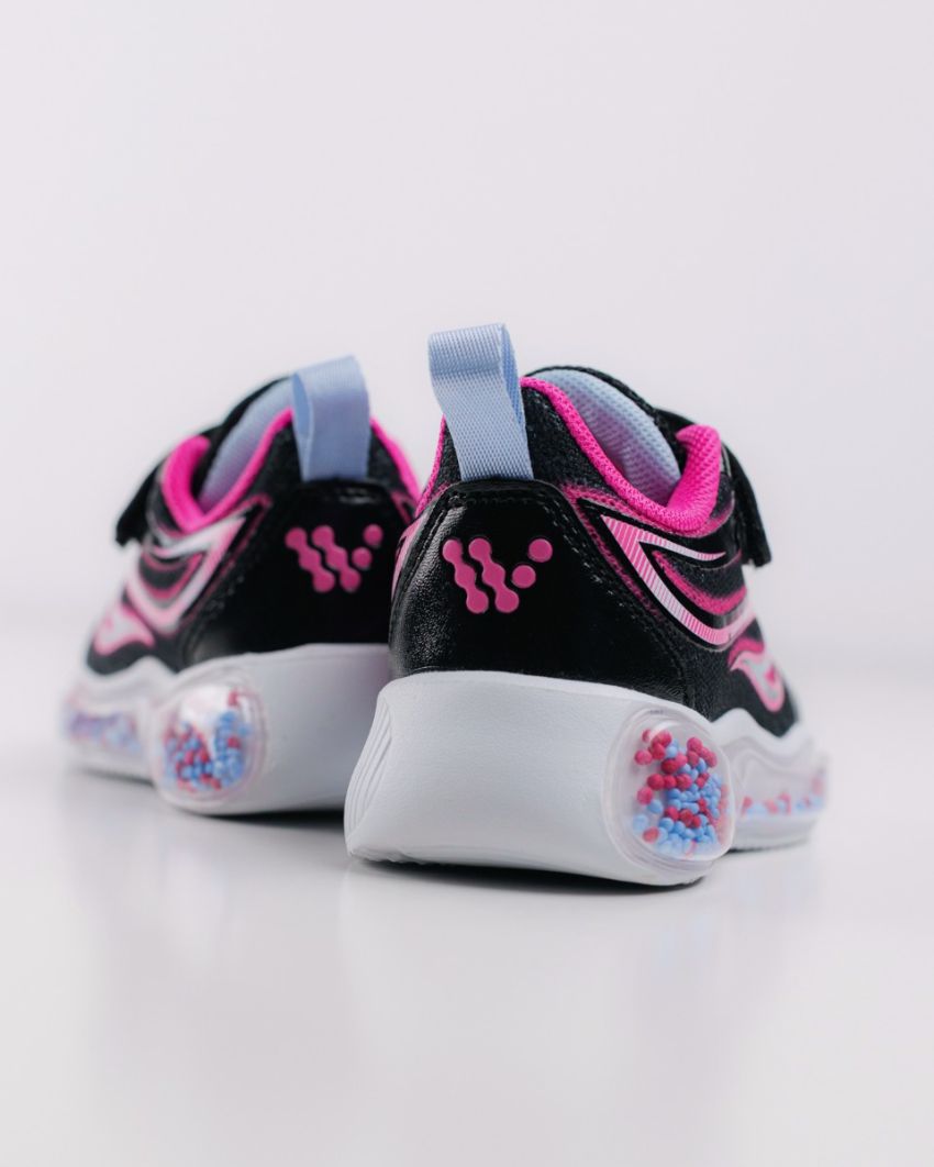 Wink - Bbls black LED lights baby shoes