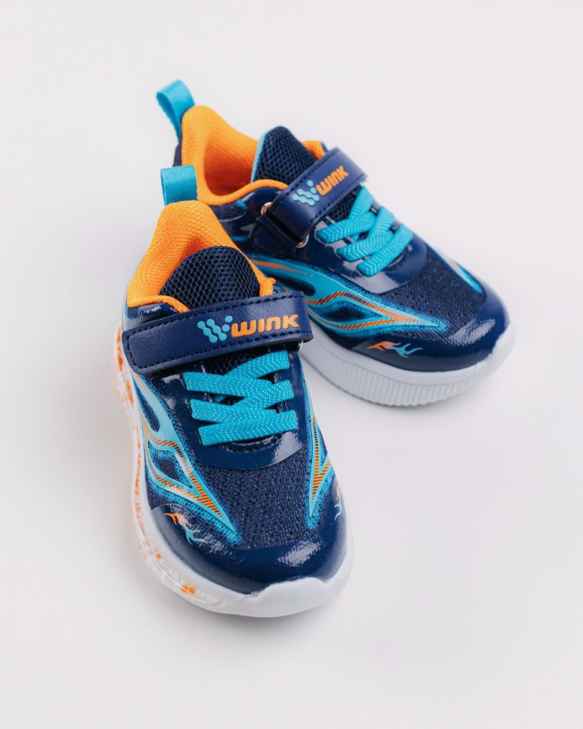 Wink - Bbls navy LED lights baby shoes