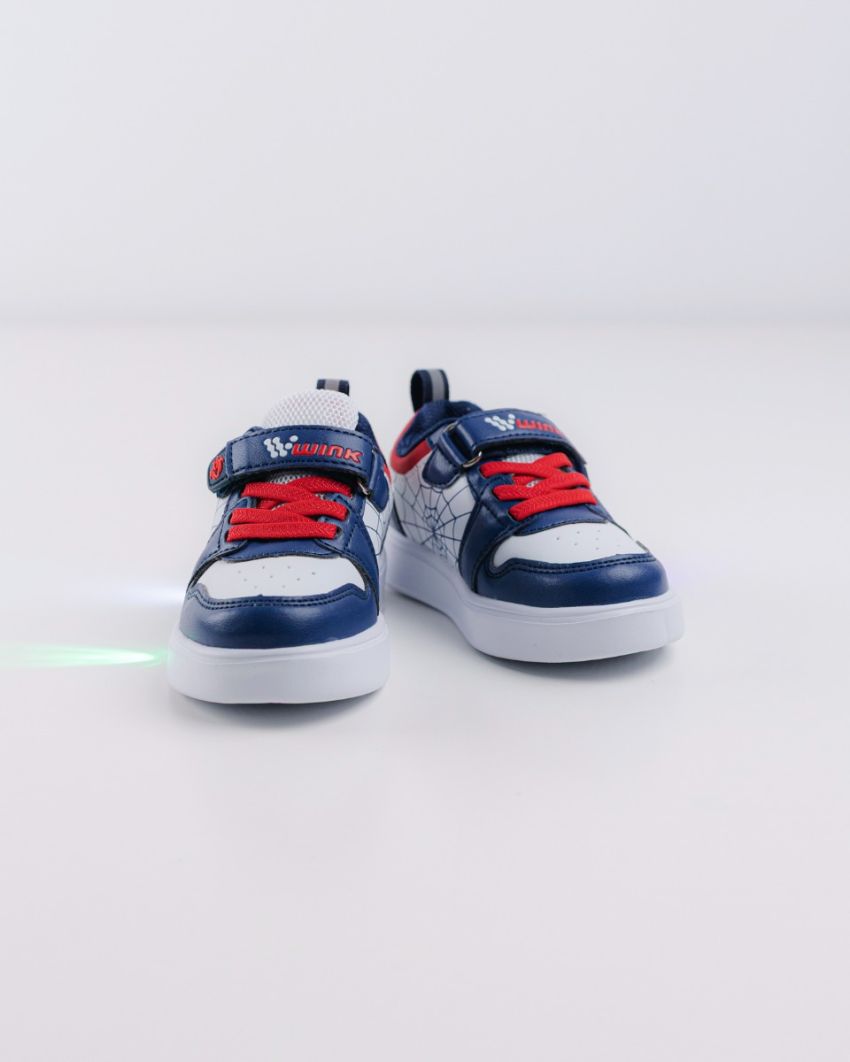Wink - Arakk  navy LED lights baby sneakers