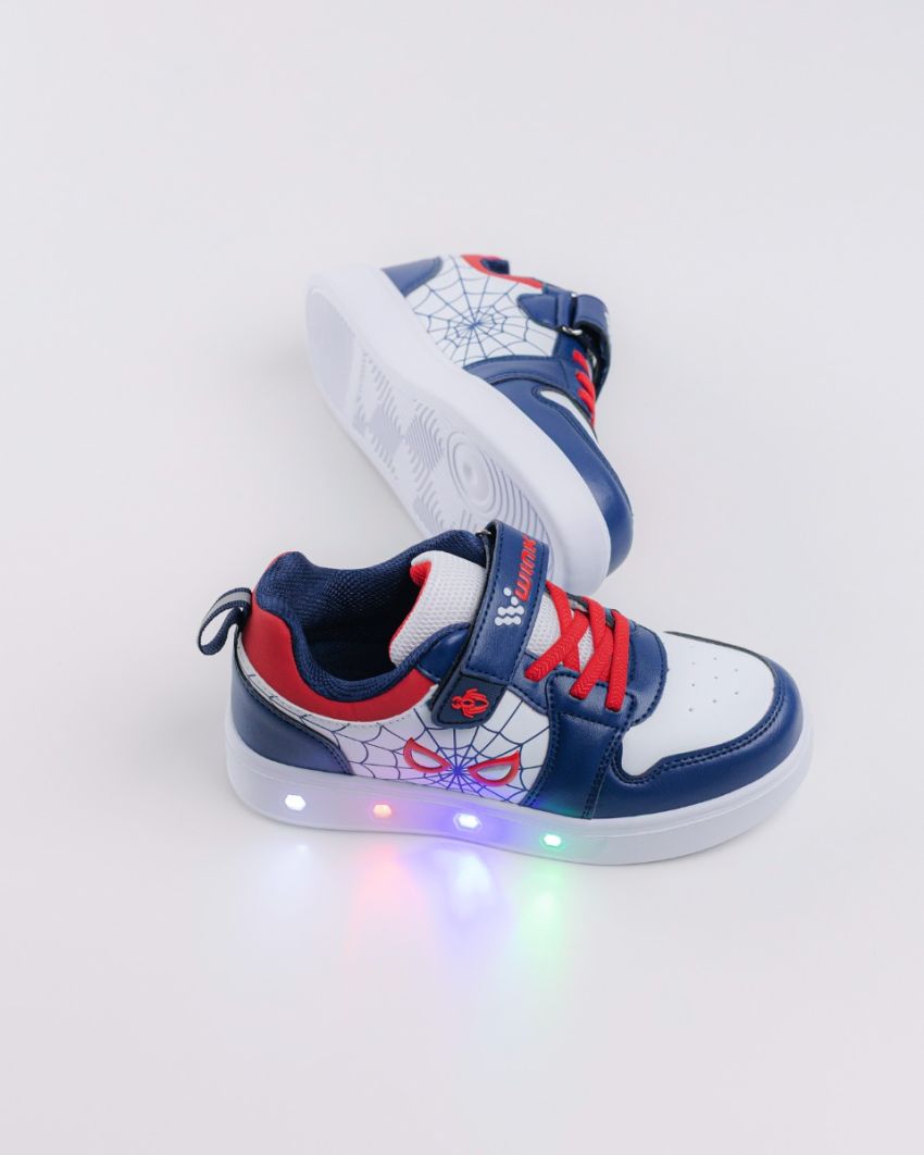 Wink - Arakk  navy LED lights kids sneakers