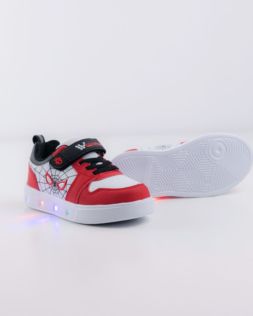 Wink - Arakk  red LED lights kids sneakers