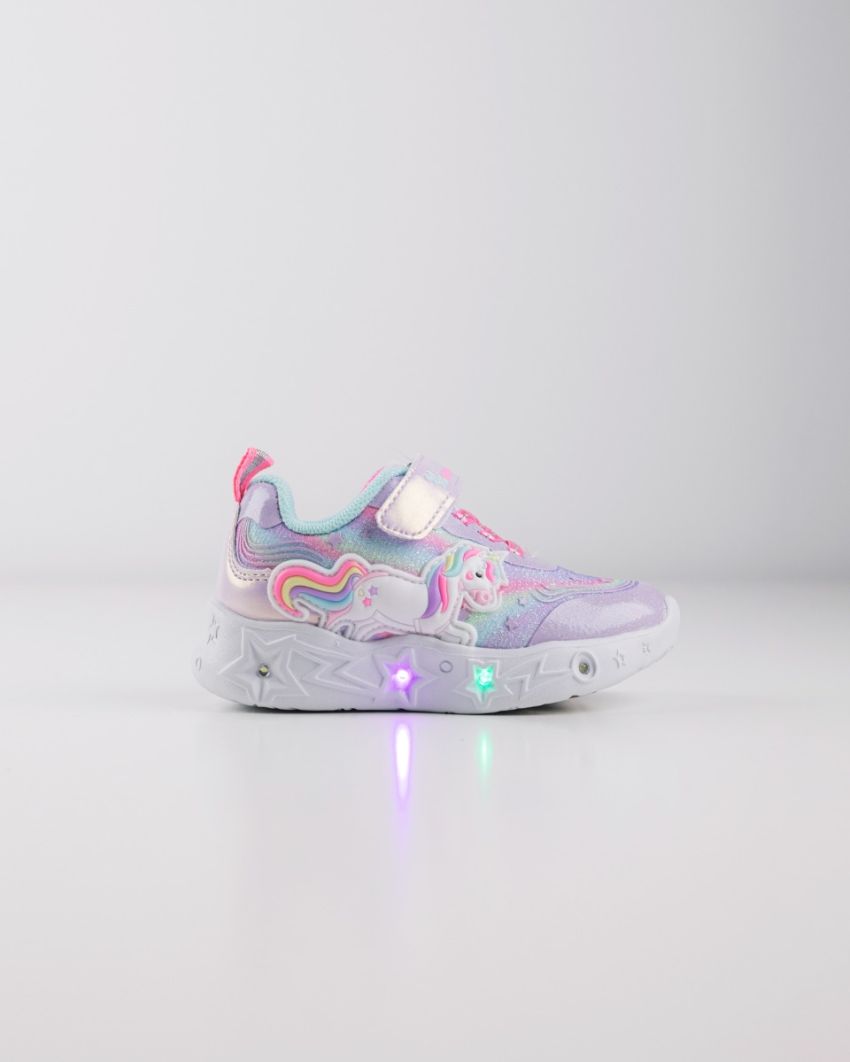 Wink - Alastar purple LED lights baby sneakers