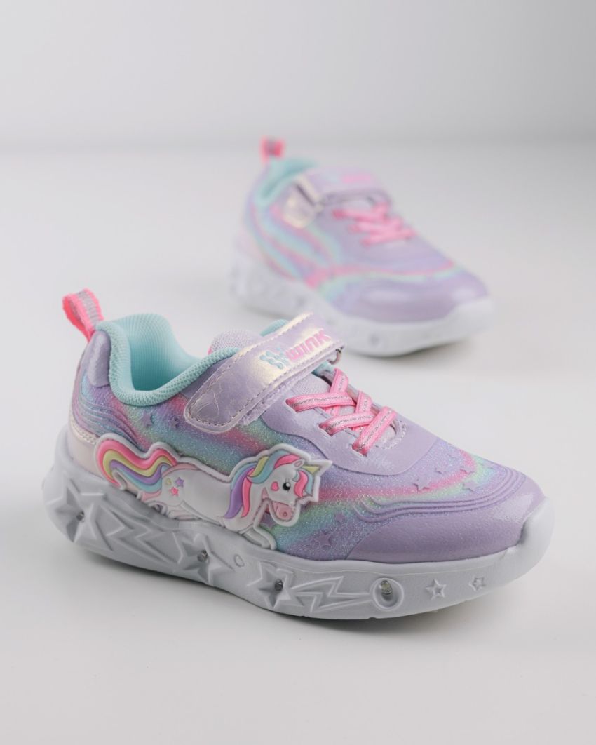 Wink - Alastar purple LED lights kids sneakers