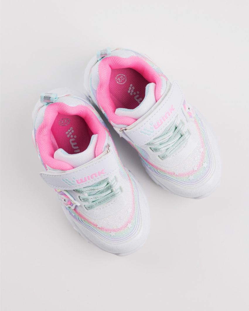 Wink - Alastar white LED lights baby sneakers