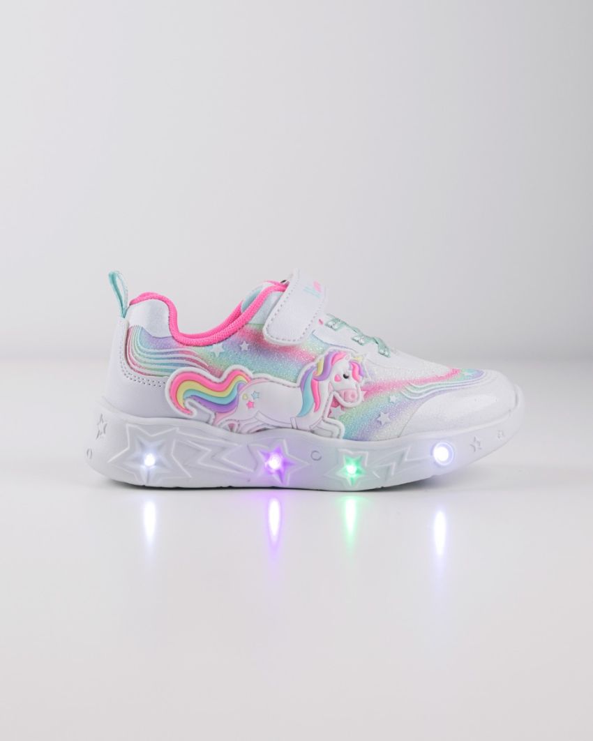 Wink - Alastar white LED lights kids sneakers