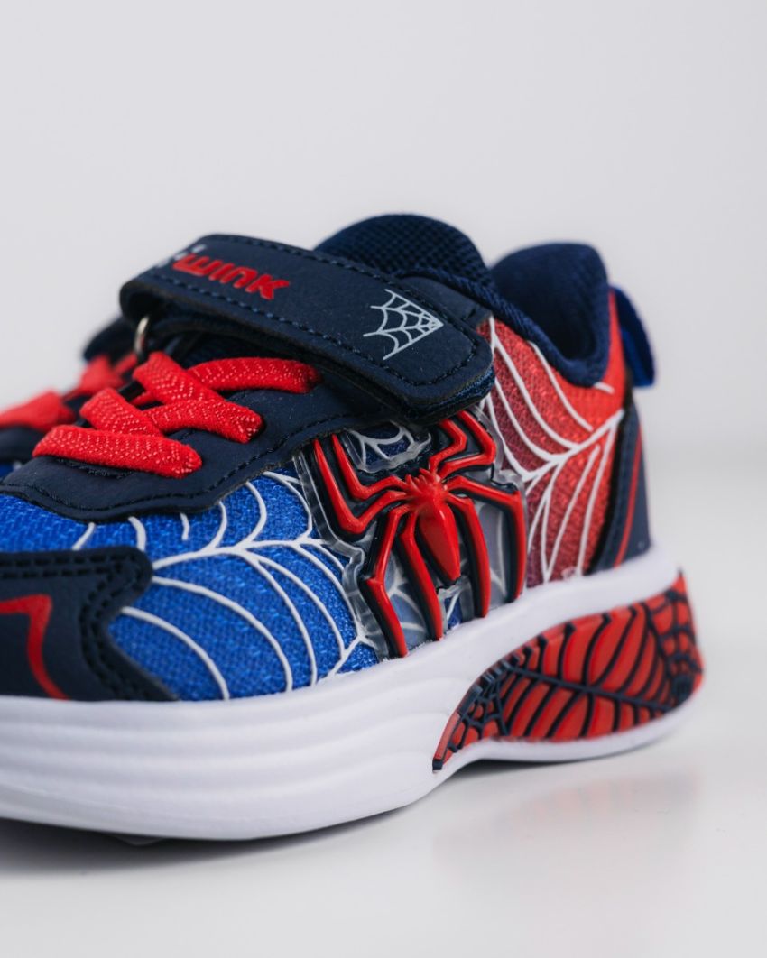 Wink - Zarin navy baby boy sneakers lights