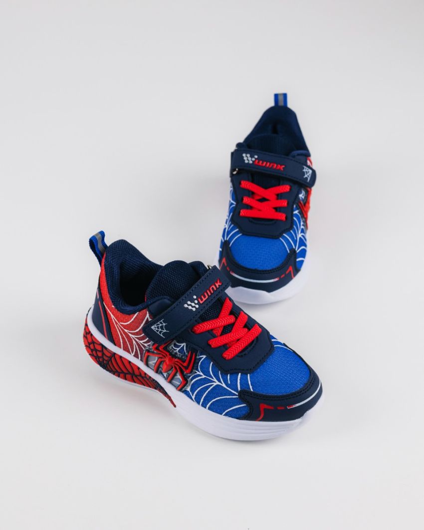 Wink - Zarin navy boys sneakers lights