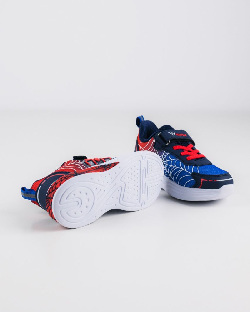 Wink - Zarin navy boys sneakers lights