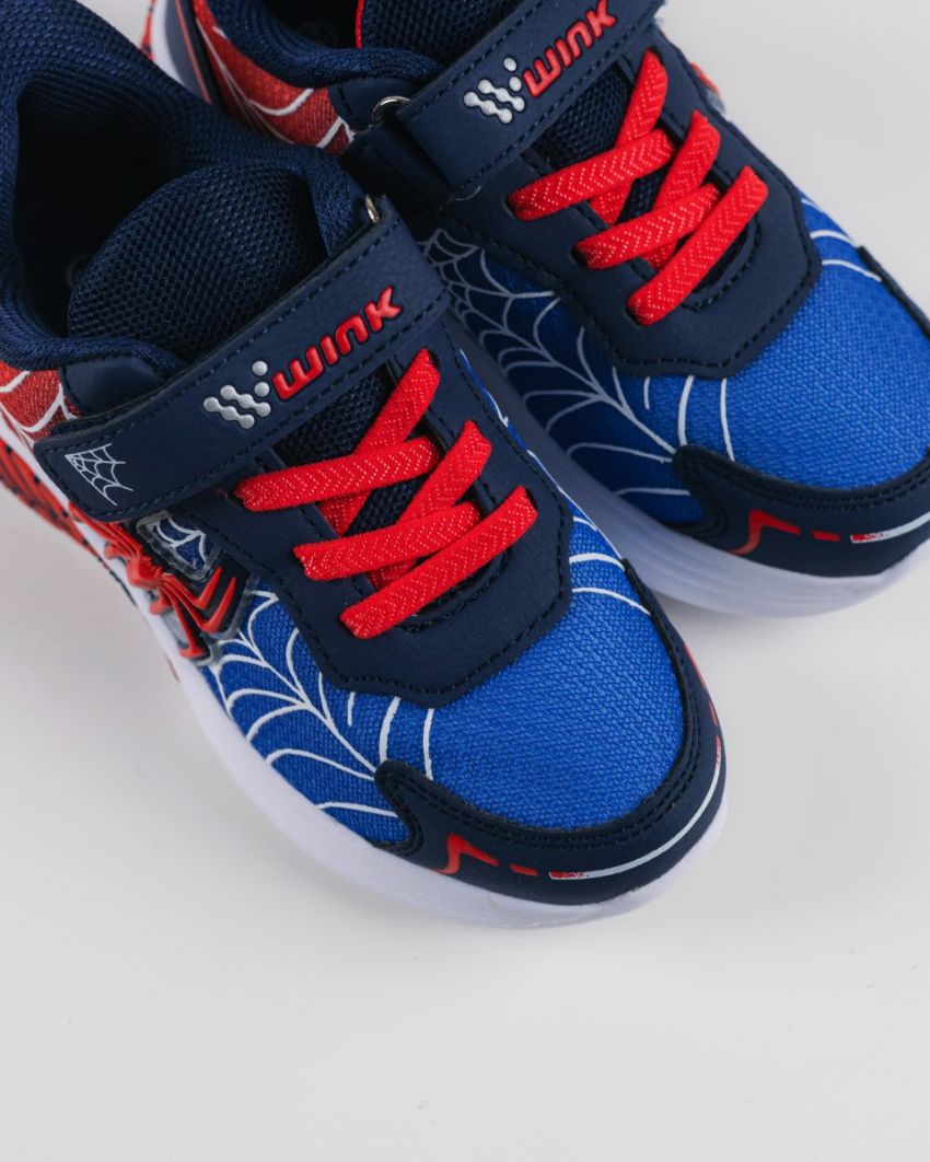 Wink - Zarin navy boys sneakers lights