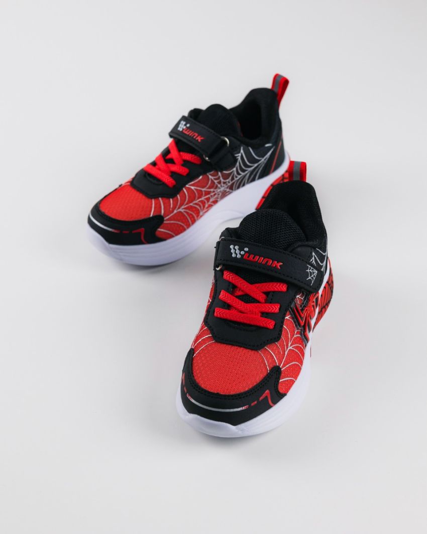 Wink - Zarin fekete fiú sneaker világítós