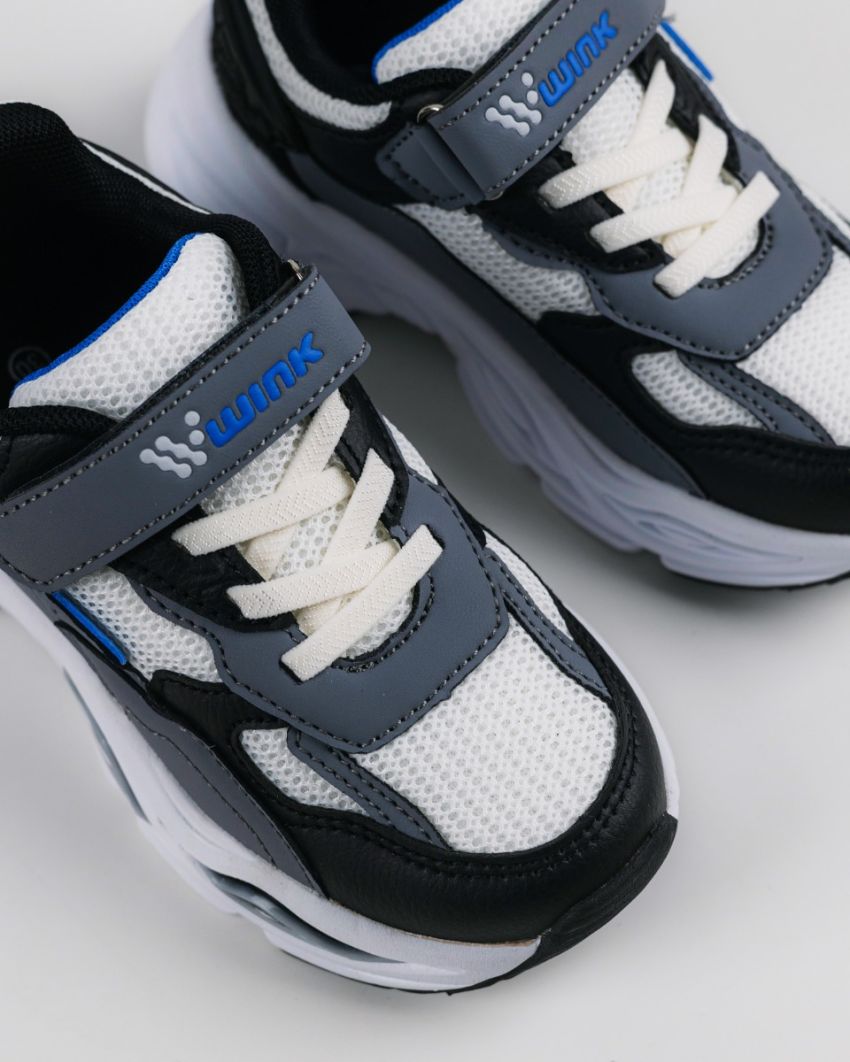 Wink - Arvik grey boys sneakers lights