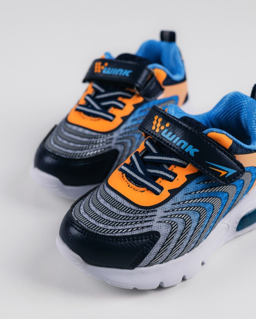 Wink - Zonux navy baby boy sneakers lights